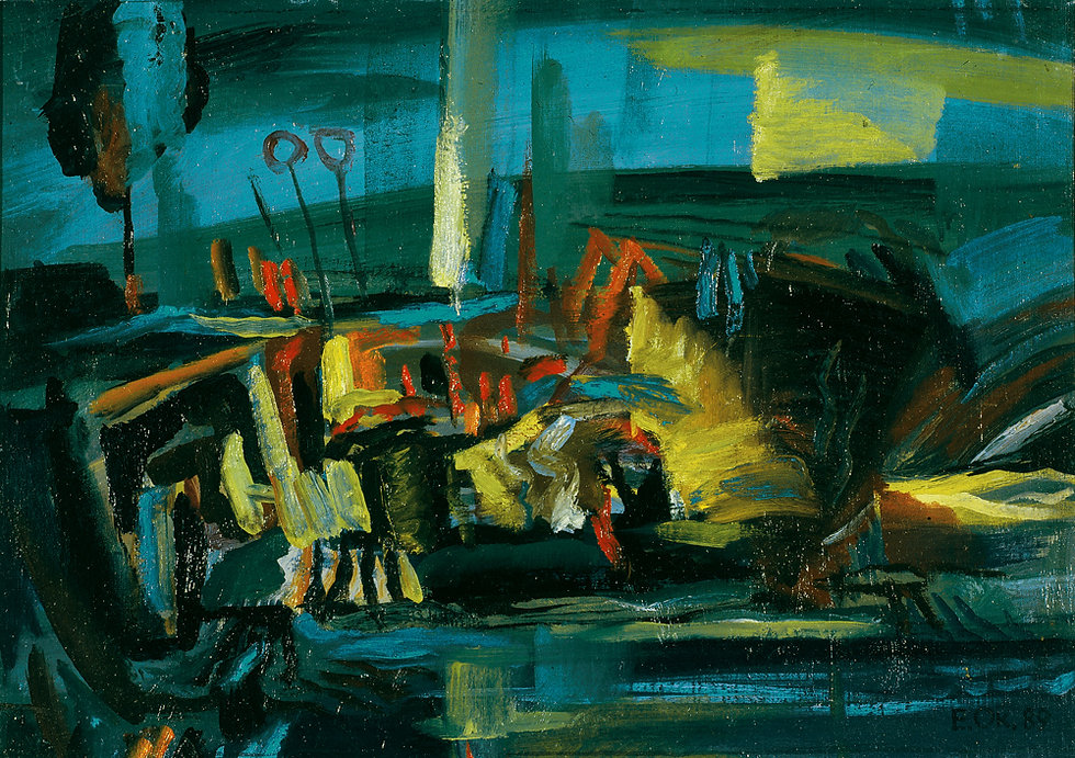 Праздник на берегу, 1989. Евгений Окиншевич