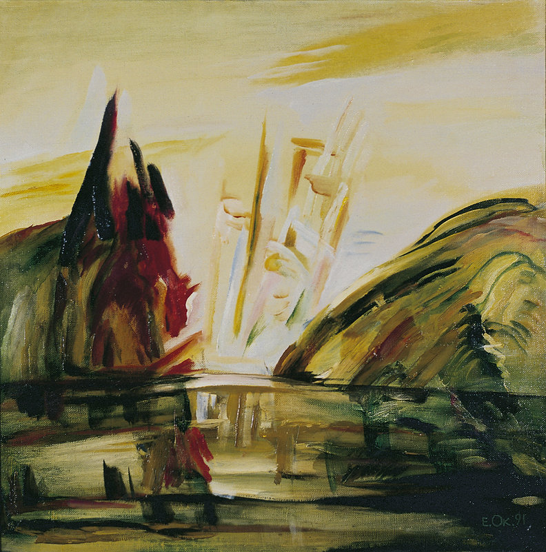 В утесах, 1991. Евгений Окиншевич