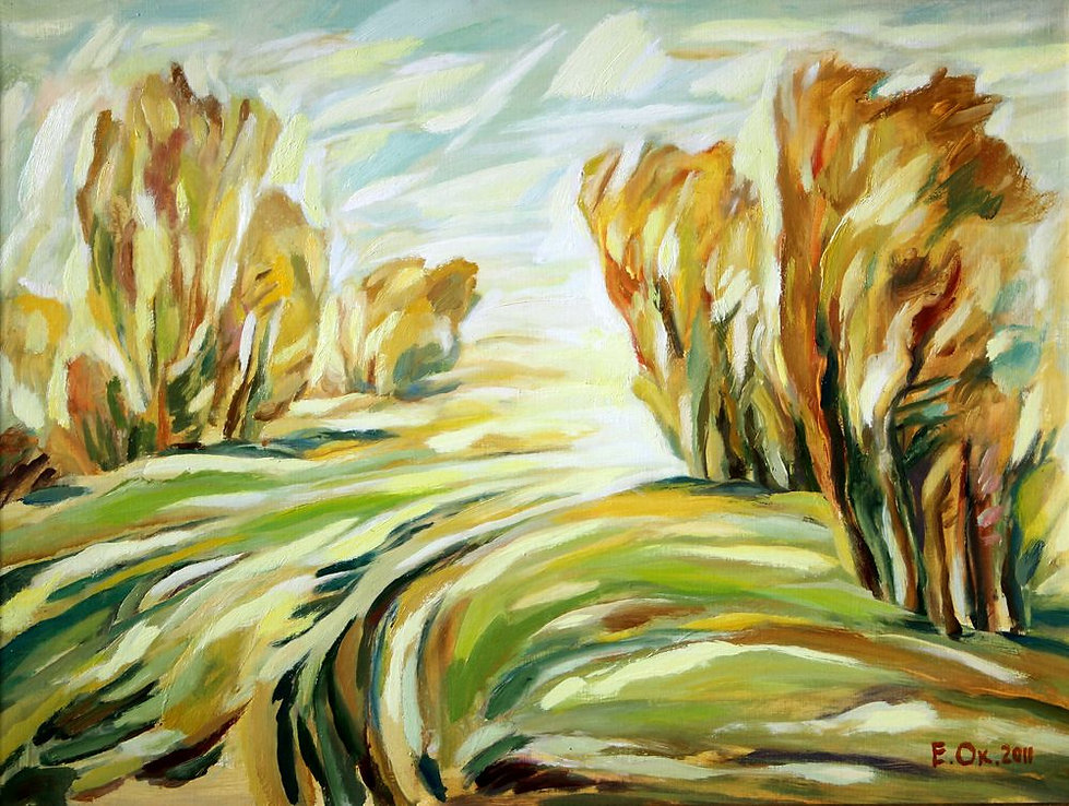 Дорога в осень, 2011. Евгений Окиншевич