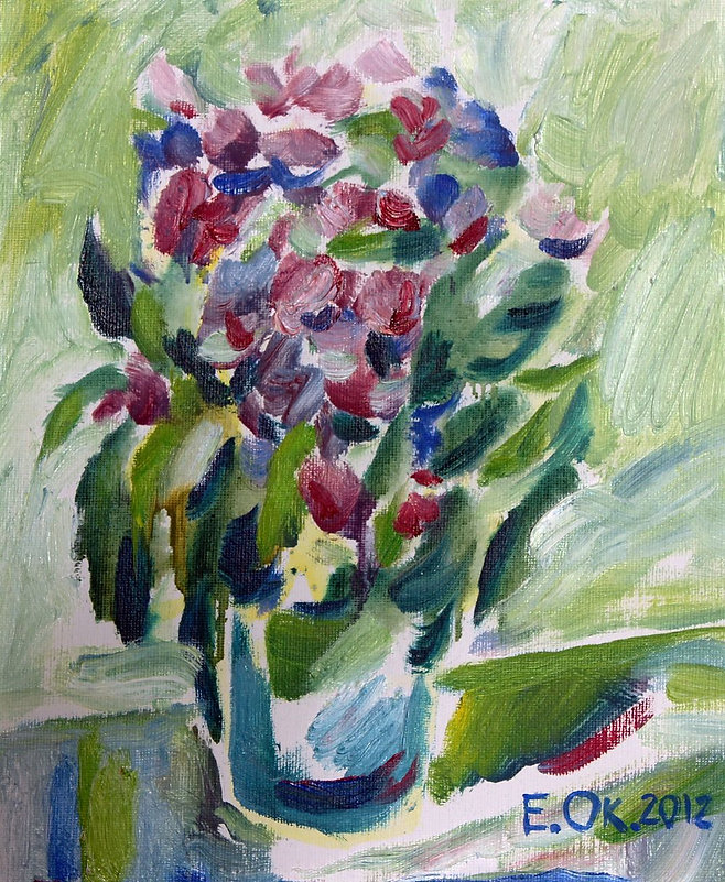 Цветы, 2012. Евгений Окиншевич