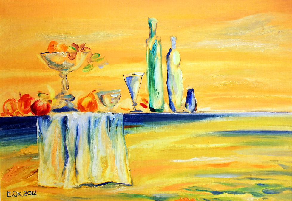 Натюрморт у моря, 2012. Евгений Окиншевич