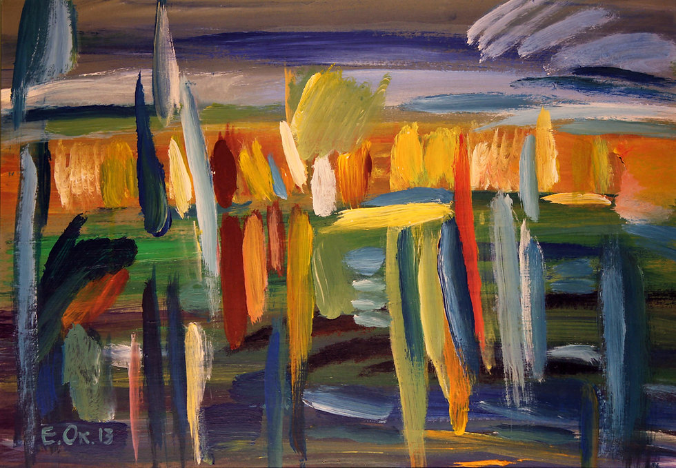 Осенний вернисаж, 2013. Евгений Окиншевич