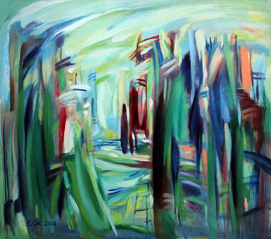 Полемический пейзаж, 2013. Евгений Окиншевич