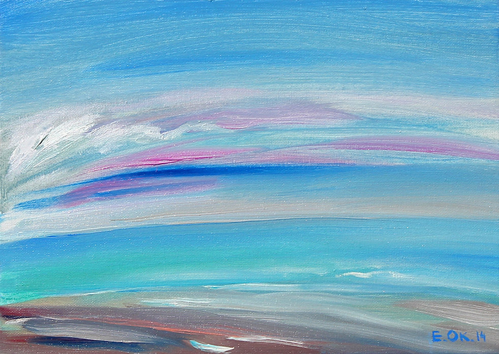 У океана, 2014. Евгений Окиншевич
