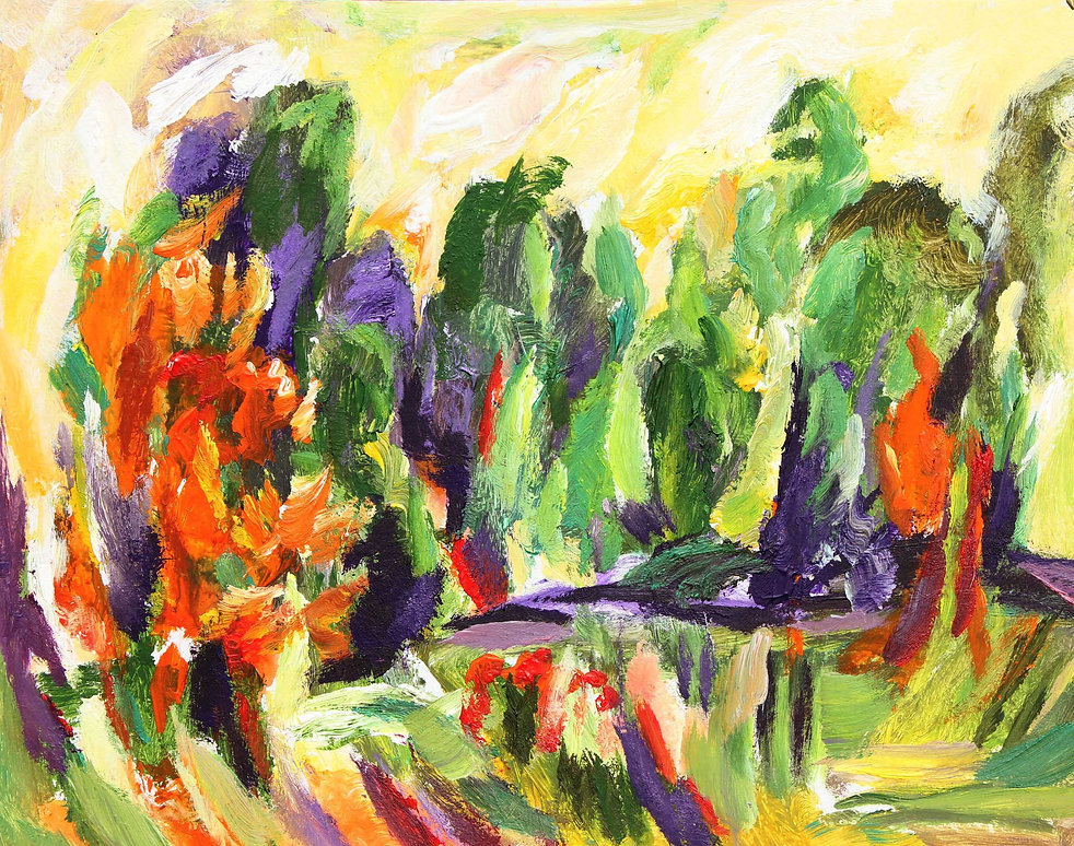 Уходящее лето к.акр, 2015. Евгений Окиншевич