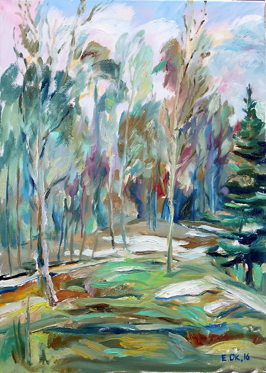 Последний снег, 2016. Евгений Окиншевич