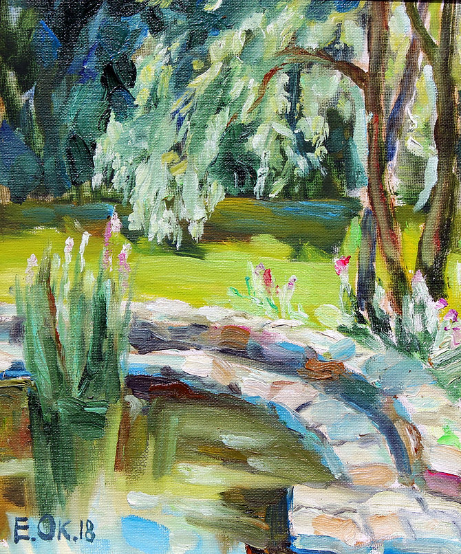 Ивы. Прудик, 2018. Евгений Окиншевич