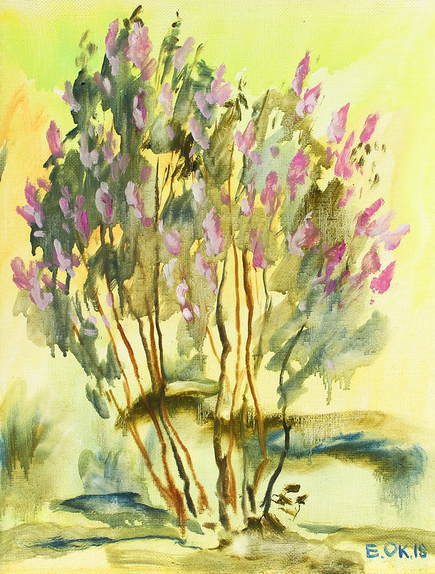Куст сирени, 2018. Евгений Окиншевич